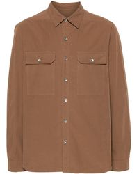 Rick Owens - Button-up Cotton Shirt - Lyst