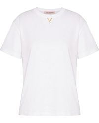 Valentino Garavani - T-shirt In Cotton Jersey - Lyst