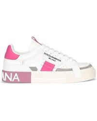 Dolce & Gabbana Sneakers con stampa - Bianco