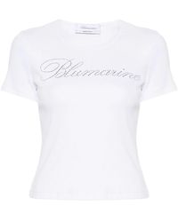 Blumarine - T-shirt Con Logo - Lyst