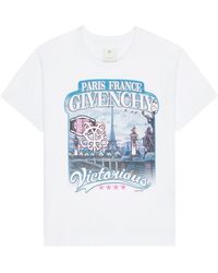 Givenchy - T-shirt ampia world tour - Lyst