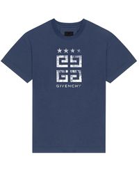 Givenchy - T-shirt Slim 4g Stars - Lyst