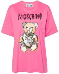 Moschino - T-shirt Teddy Bear con stampa - Lyst