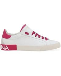 Dolce and gabbana white trainers 2025