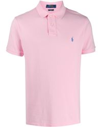 Polo Ralph Lauren - And Slim-Fit Pique Polo Shirt - Lyst