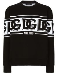 Dolce & Gabbana - Maglia con logo dg - Lyst