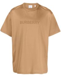 Burberry - Logo-print Cotton T-shirt - Lyst