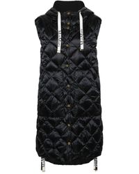 Max Mara - The Cube Hooded Grosgrain-trimmed Quilted Shell Down Vest - Lyst