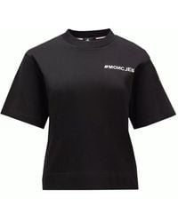 Moncler - T-shirt Logata - Lyst
