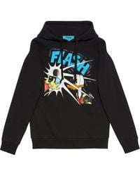 Gucci - Graphic-print Long-sleeve Hoodie - Lyst