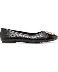 Tory Burch - Claire Quilted Leather Ballerinas - Lyst