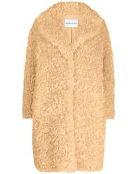 Stand Studio - Camille Faux-shearling Coat - Lyst