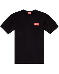 DIESEL - T-Shirt T-Nlabel-L1 - Lyst