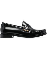 Saint Laurent - Mocassino Le Loafer in pelle spazzolata - Lyst
