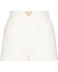 Valentino Garavani - Shorts In Crepe Couture - Lyst