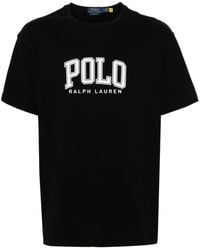 Polo Ralph Lauren - Logo Printed Crewneck T-shirt - Lyst