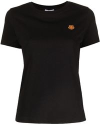 KENZO Tiger-motif T-shirt - Black