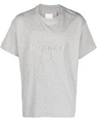 Givenchy - T-shirt con motivo riflettente - Lyst