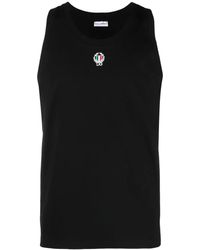 Dolce & Gabbana - Logo-embroidered Tank Top - Lyst