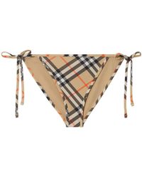 Burberry - Ip Bikini Check - Lyst