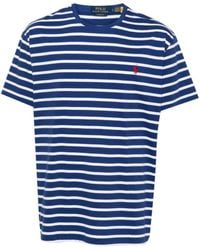 Polo Ralph Lauren - | T-shirt a righe | male | BLU | XL - Lyst