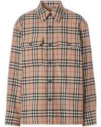 Burberry - Giacca-camicia Vintage Check - Lyst
