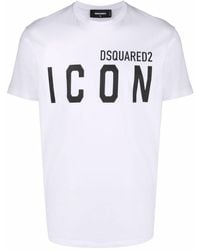 DSquared² T-Shirt Girocollo Icon - Bianco