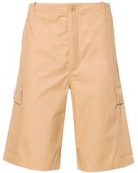 KENZO - Mid-rise Ripstop Cargo Shorts - Lyst