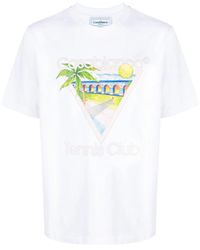 Casablanca - T-shirt Tennis Club Icon - Lyst