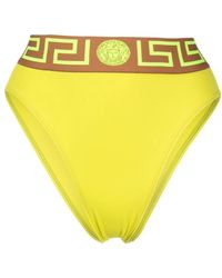 Versace - Bikini Bottom With Greca Detail - Lyst