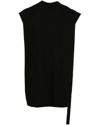 Rick Owens - T-shirt Tarp con maniche a cuffia - Lyst
