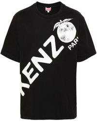 KENZO - Logo-Print T-Shirt - Lyst