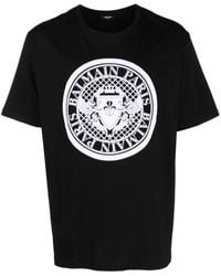 Balmain - T-shirt con stampa - Lyst