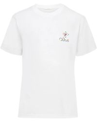 Chloé - T-shirt Ricamata - Lyst