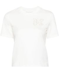 Palm Angels - Logo Cotton T-Shirt - Lyst