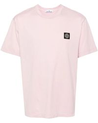 Stone Island - Cotton Jersey T-Shirt - Lyst