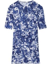 Stella McCartney - Animal Forest-print Minidress - Lyst