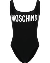 Moschino - Logo-print Swimsuit - Lyst