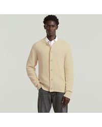 G-Star - Pull Honey Comb Structure Cardigan - Lyst