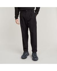 G-Star - Pleated Tech Chino Relaxed - Lyst