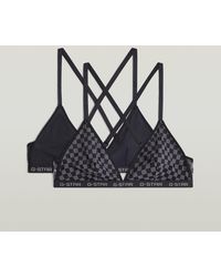 G-Star - Lot De 2 Bralettes Mesh Triangle - Lyst
