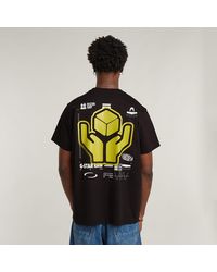 G-Star - Back Graphic Loose T-Shirt - Lyst