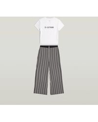 G-Star - Tee And Wide Leg Pant Pajamas Set - Lyst