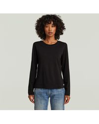 G-Star - Front Seam T-Shirt - Lyst