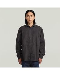 G-Star - Panelled Pocket Regular Shirt - Lyst