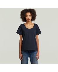 G-Star - Scoop Neck T-Shirt - Lyst