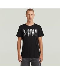 G-Star - Shattered Graphic T-Shirt - Lyst