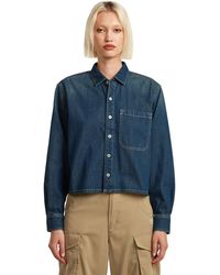 G-Star - Boxy Relaxed 1-Pocket Shirt - Lyst