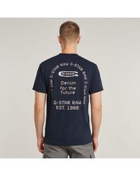G-Star - Back Graphic Arch T-Shirt - Lyst