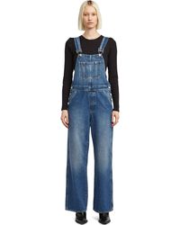G-Star - Straight Leg Dungaree - Lyst